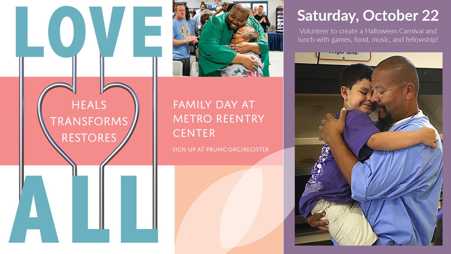 Volunteer for Family Day at the Metro Reentry Center