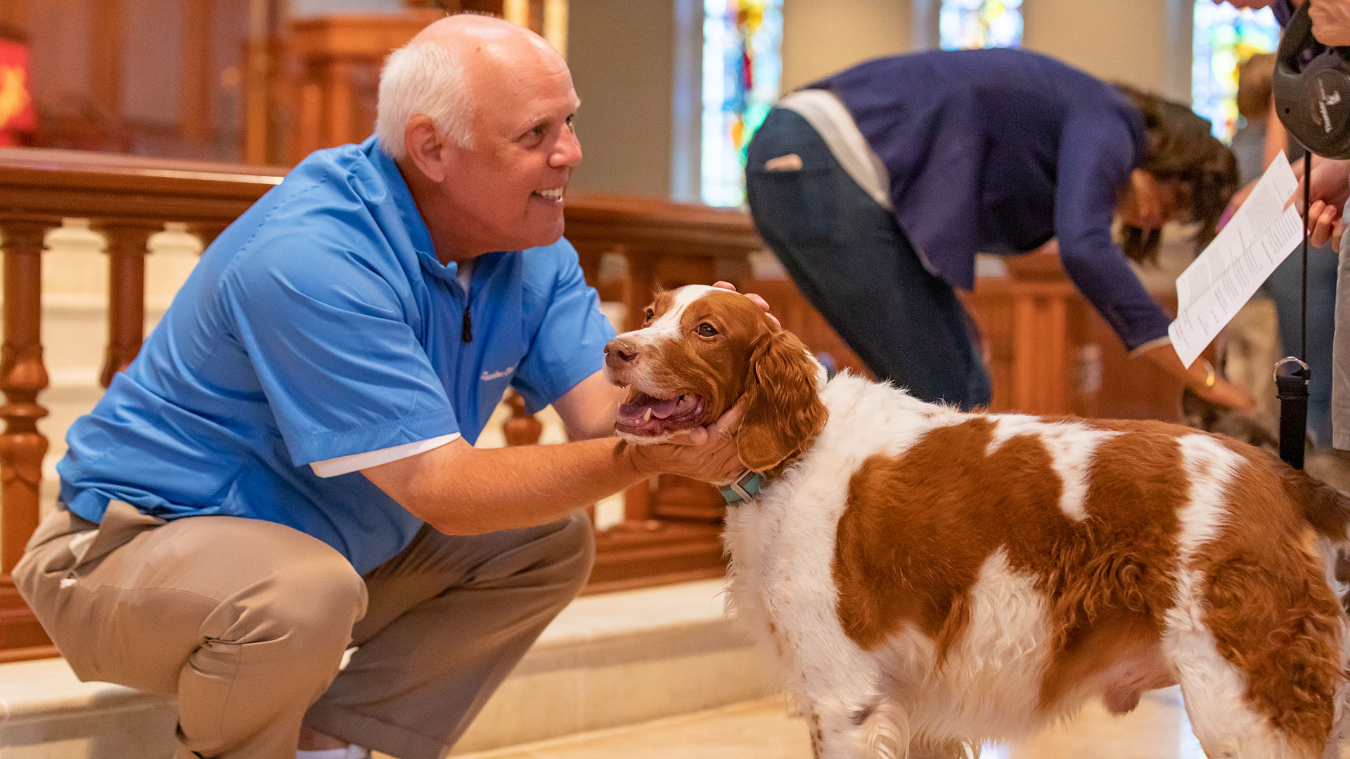 The Blessing of the Animals at Peachtree Road United Methodist Church in Atlanta, Georgia.