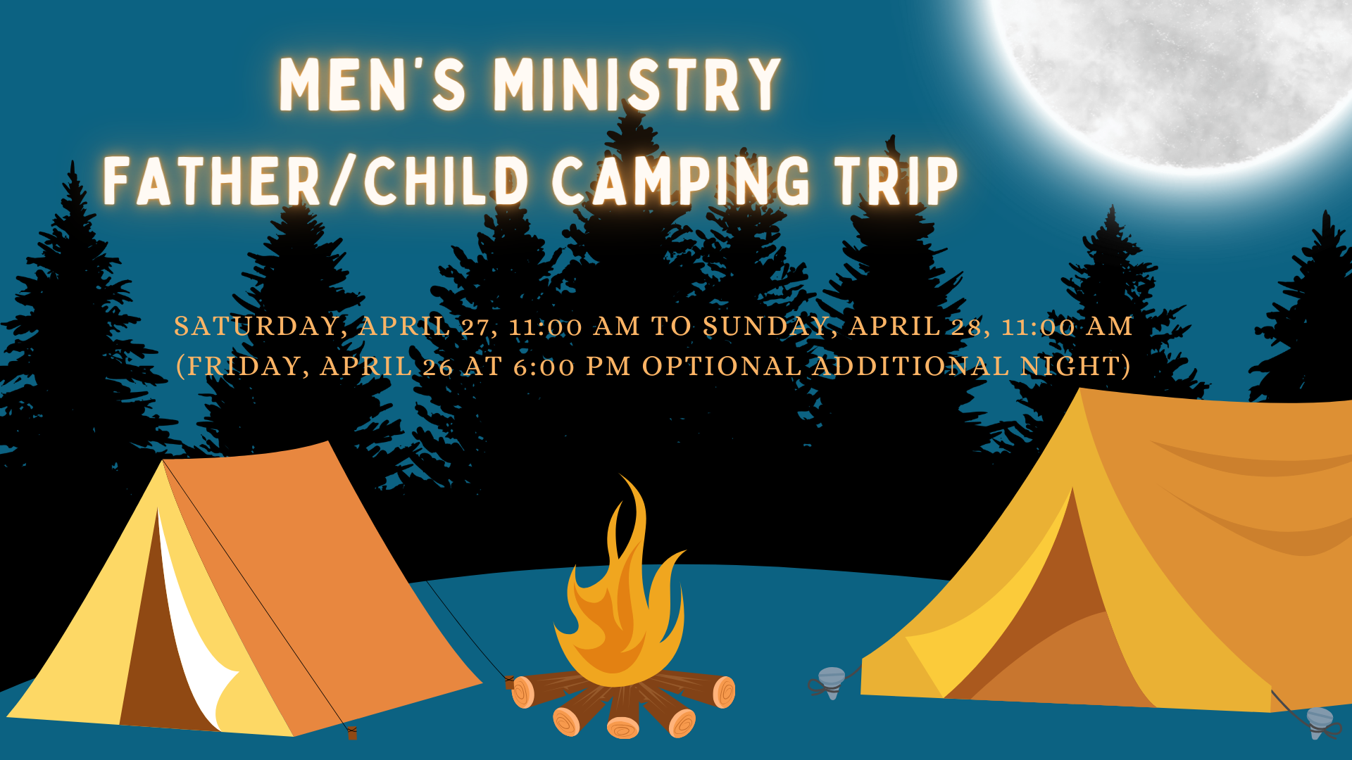 Men's Ministry Camping Trip 2024
