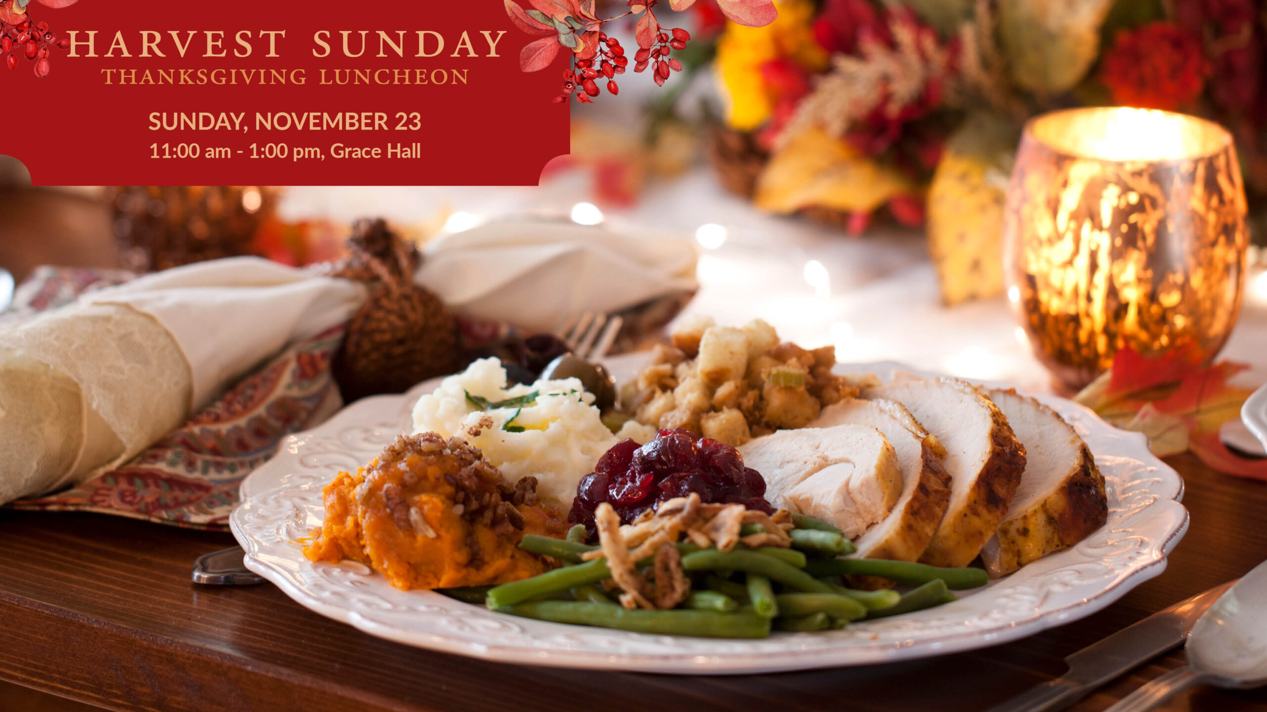 Harvest Sunday Thanksgiving Luncheon