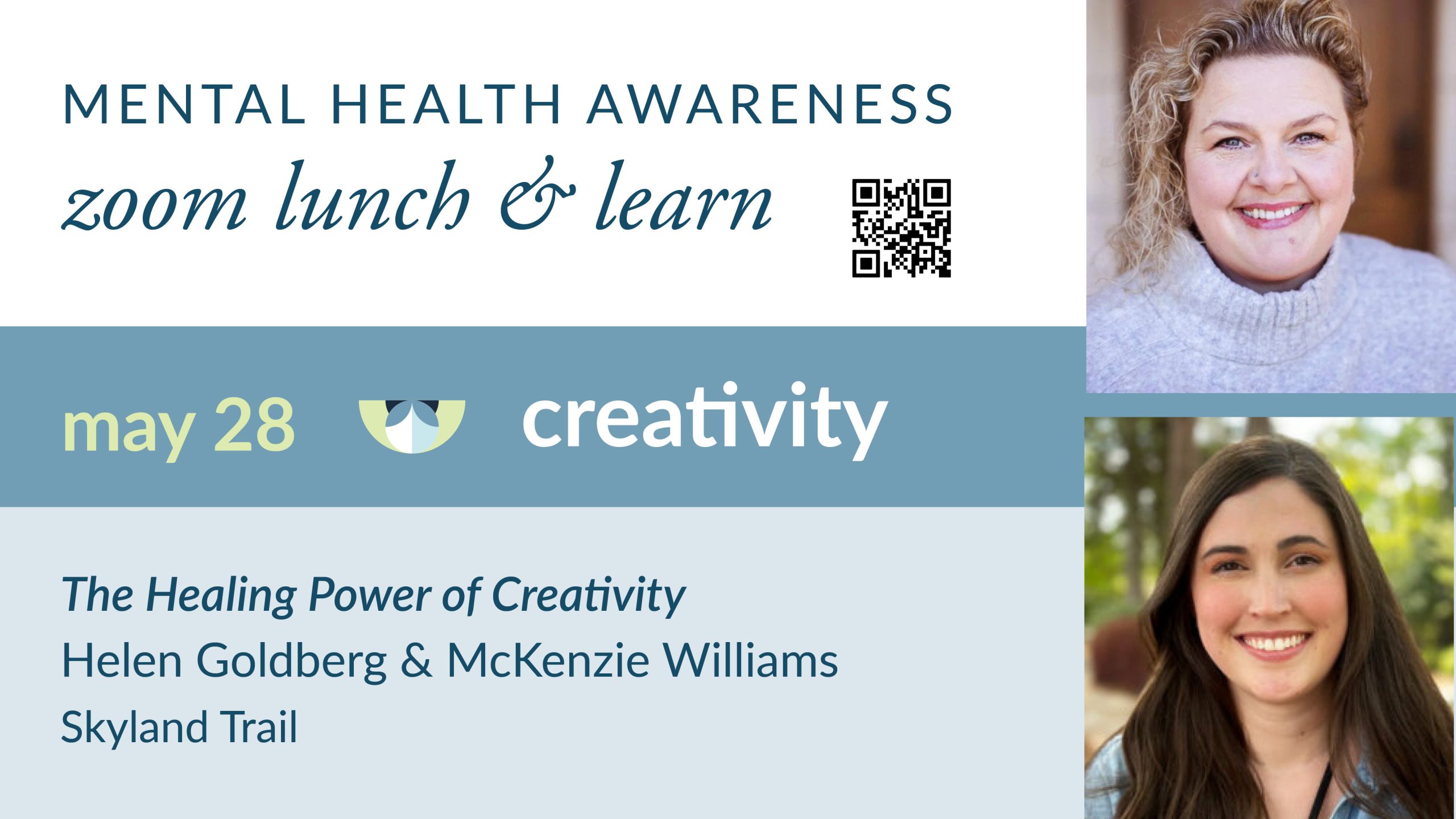 May Mental Wellness Series Speaker Helen and McKenzie