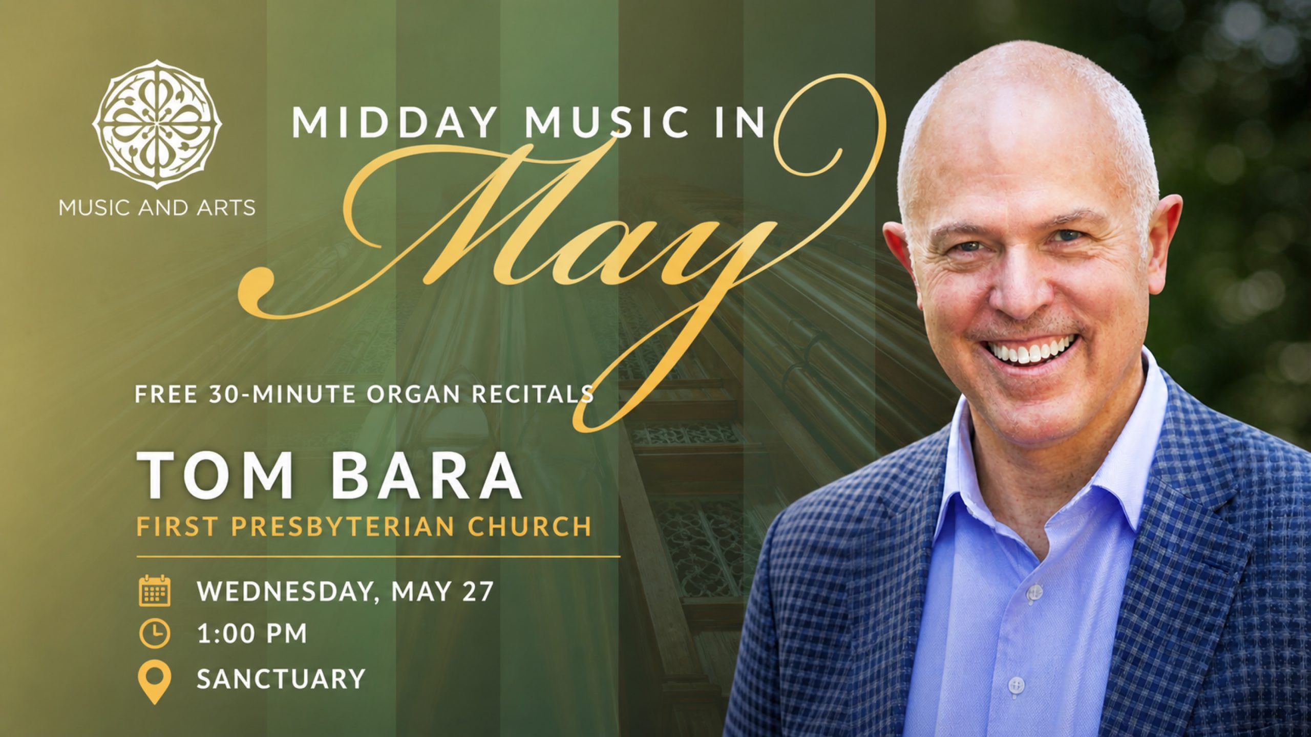 Tom Bara organist